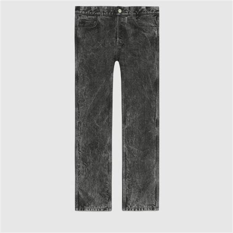 gucci demin pants black|Gucci jeans sale.